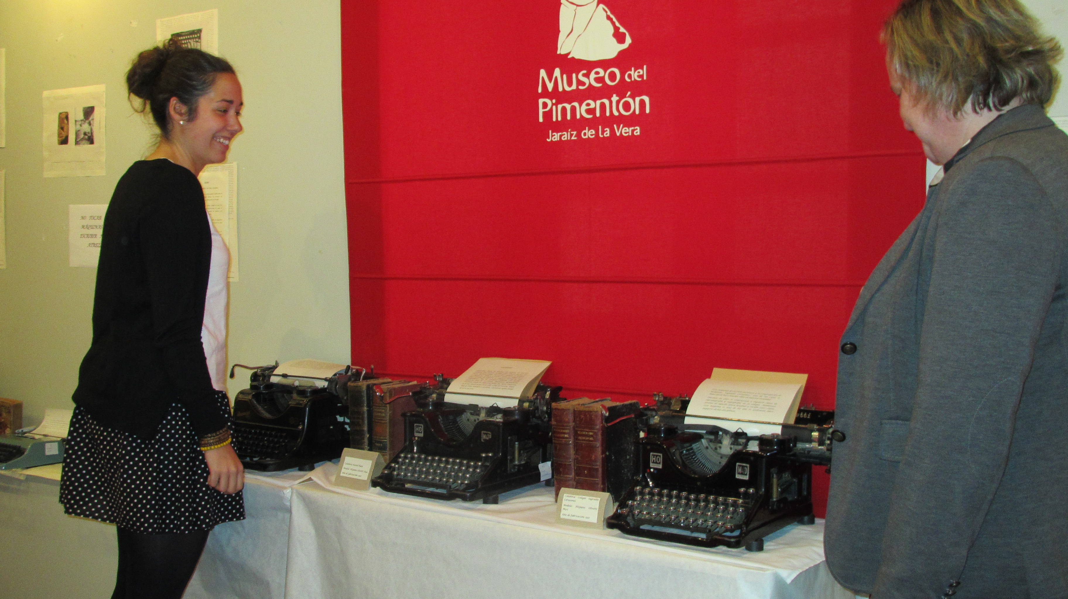 El Museo del Pimentón acoge una exposición de máquinas de escribir antiguas