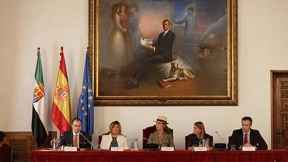El cuadro de Jaime de Jaraíz dejará de presidir el salón de plenos de la Diputación